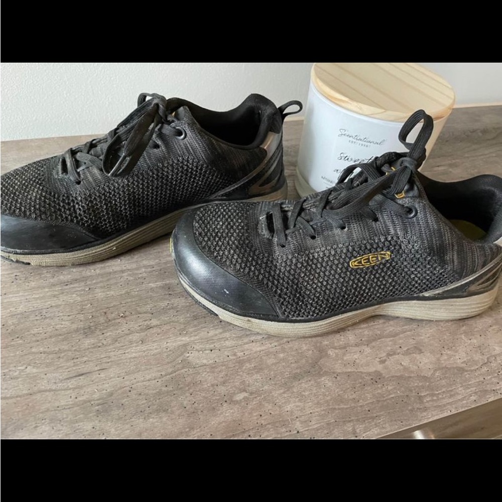Womens keen steel toe shoes size 8 black - Picture 3 of 8